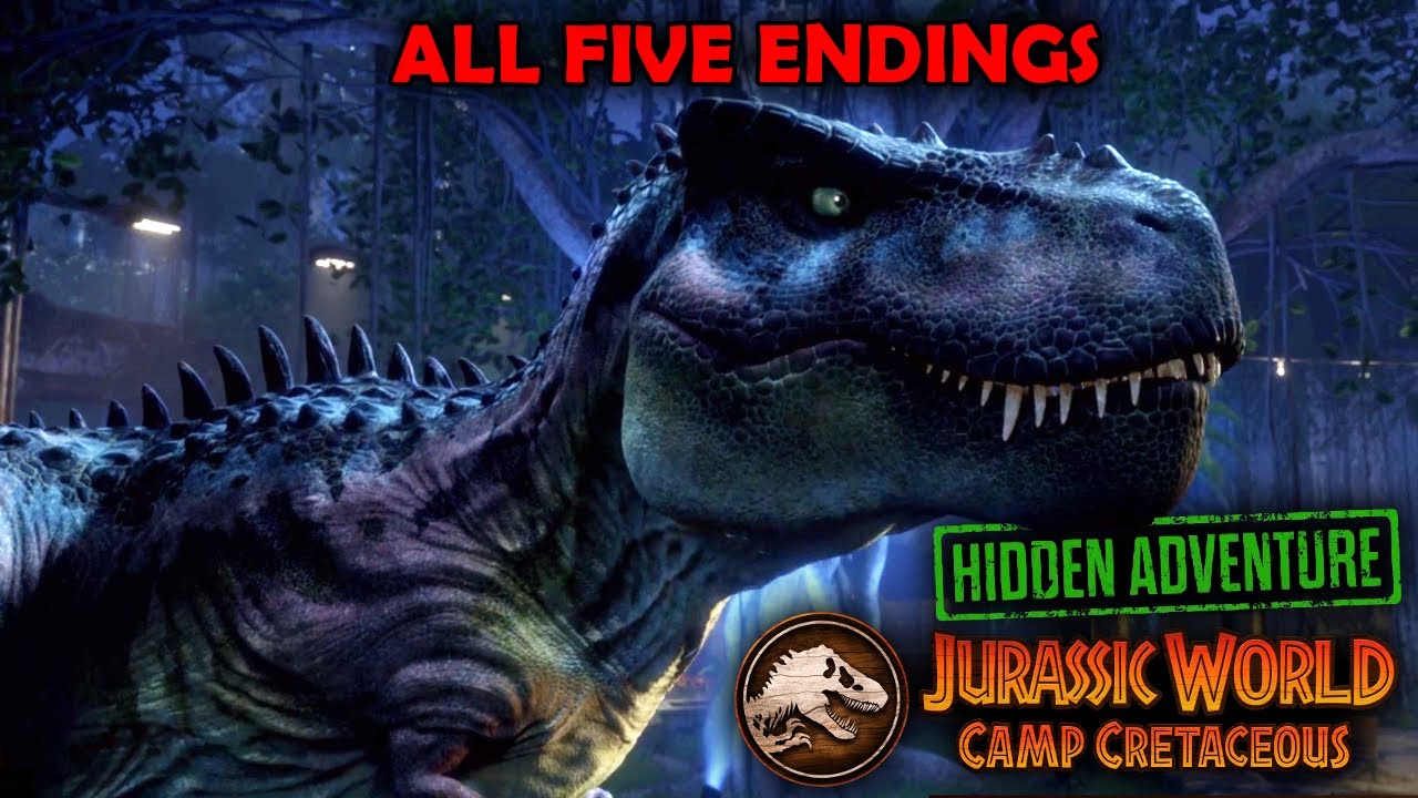 ALL POSSIBLE ENDINGS IN JURASSIC WORLD CAMP CRETACEOUS HIDDEN ADVENTURE!
