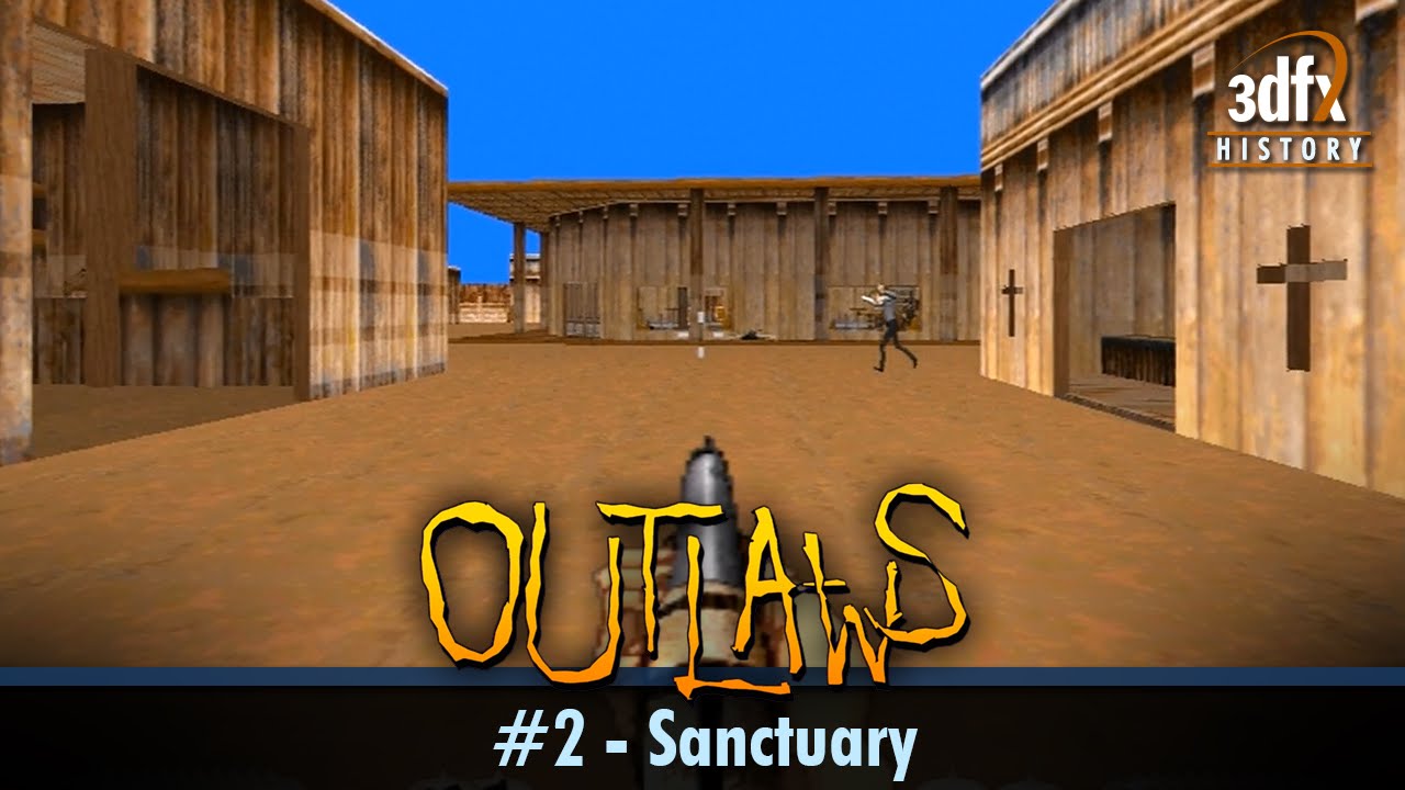 3dfx Voodoo Banshee AGP - Outlaws (German) - #2 - Sanctuary [Gameplay]
