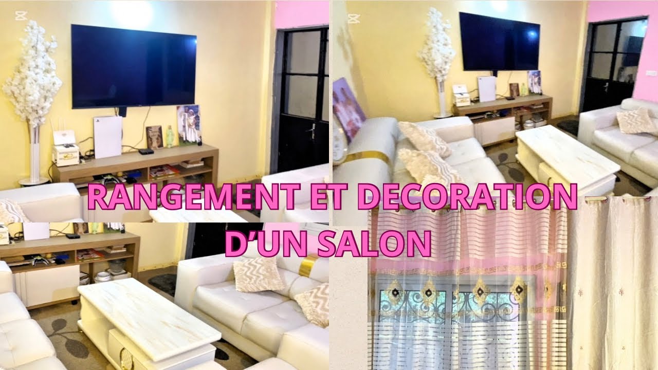 MOTIVATION MENAGE:  UN JOLI RANGEMENT SALON AVANT ET APRÈS 🛋✨ 😍🥰