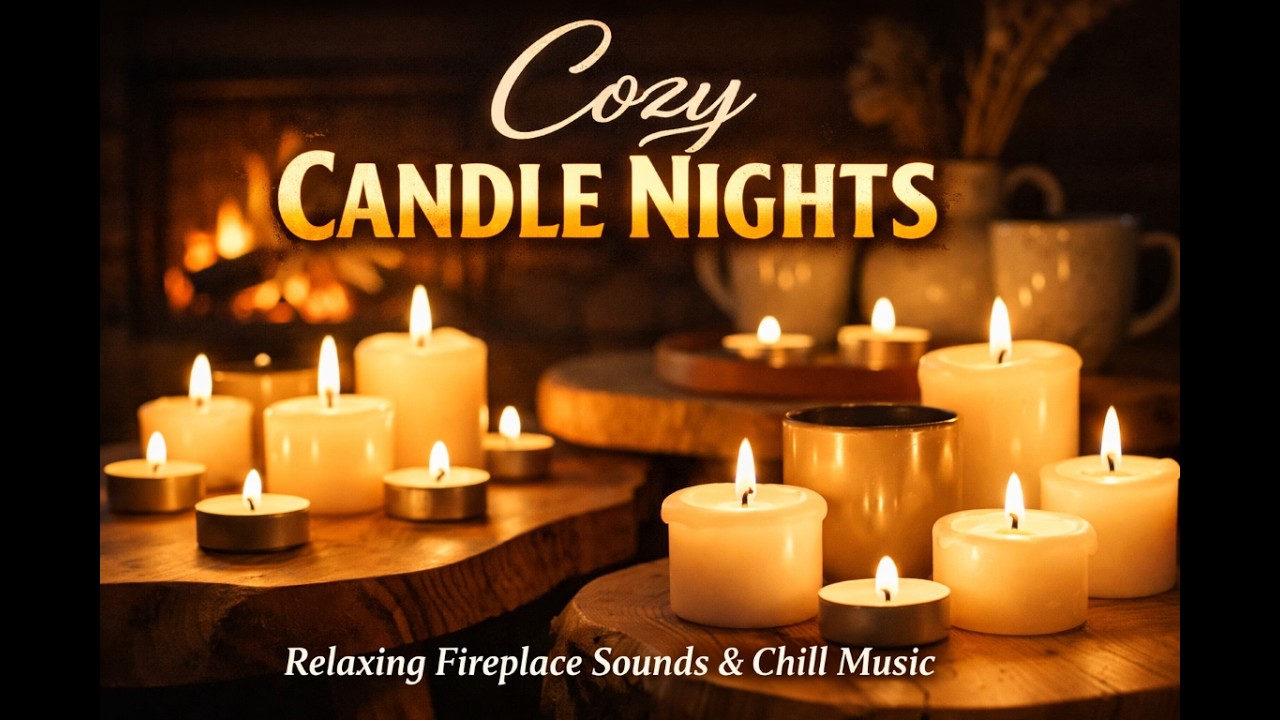Cozy Fireplace Lounge 🔥 Smooth Jazz LoFi for Relaxing Evenings | Chill Background Music