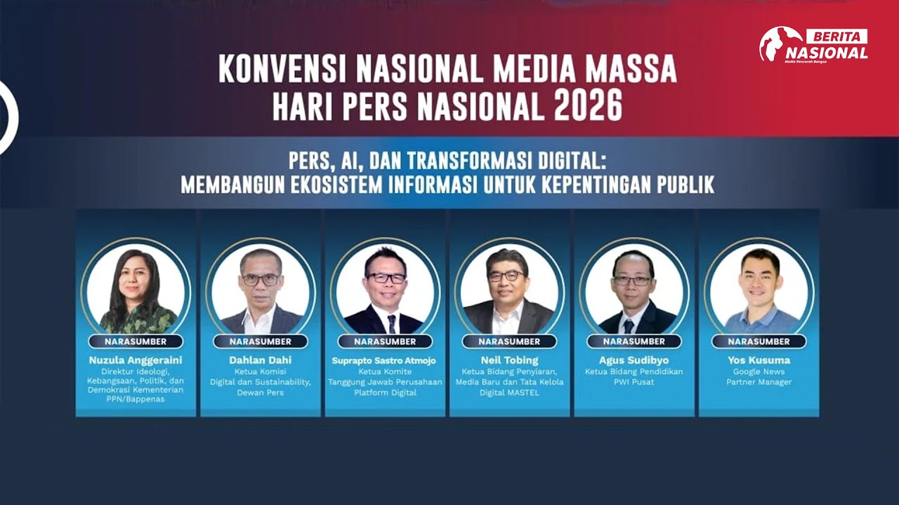 LIVE - KONVENSI NASIONAL MEDIA MASSA HARI PERS NASIONAL 2026