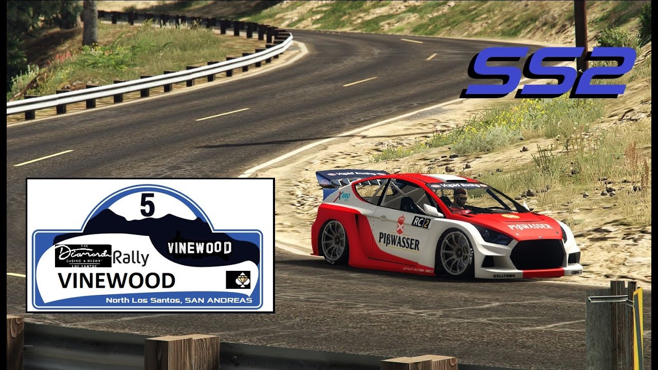 GTA V Motorsport - Realistic Rally Stages - RALLY VINEWOOD - SS2 - Great Chaparral