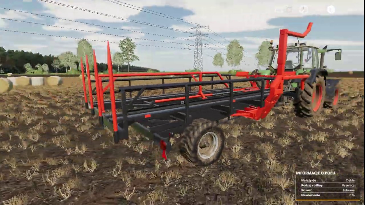 Farming Simulator 19 :: Kolekcjoner modów #01 :: Ursus T127 :: Przyczepa zbierająca bele