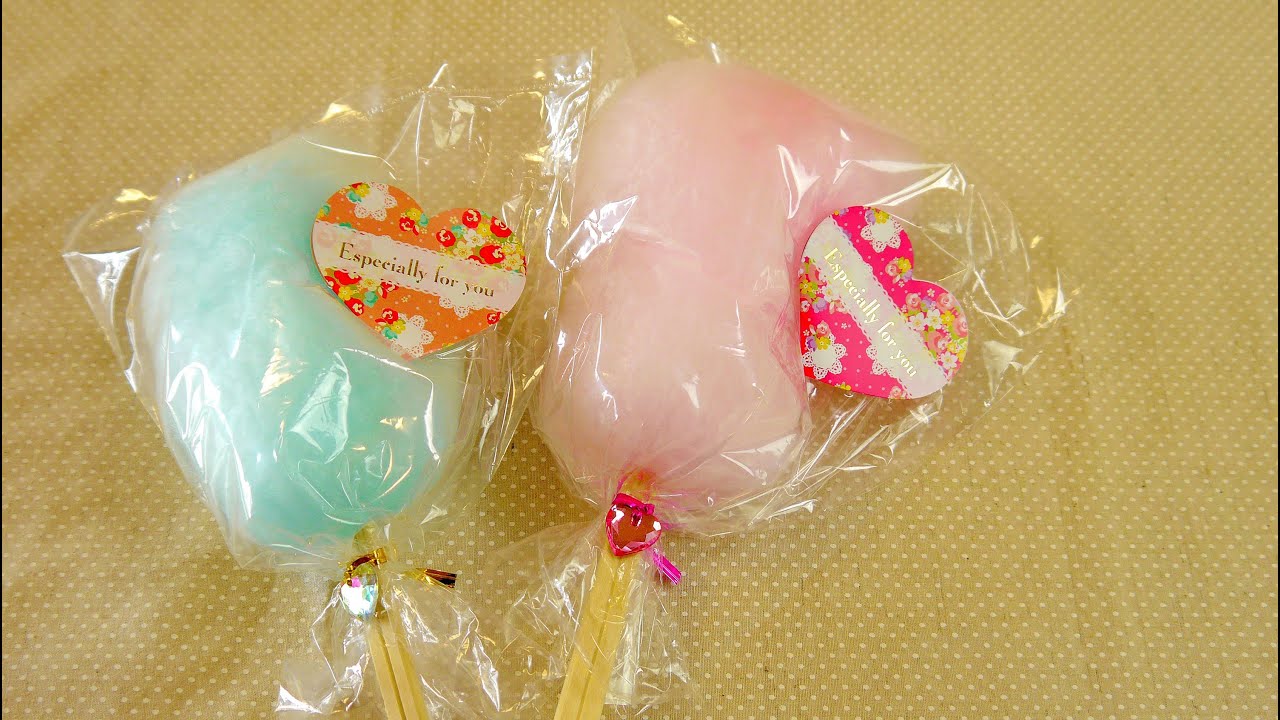 Cotton Candy Machine & Wrapping 綿菓子機 コットンキャンディーメーカー ラッピング