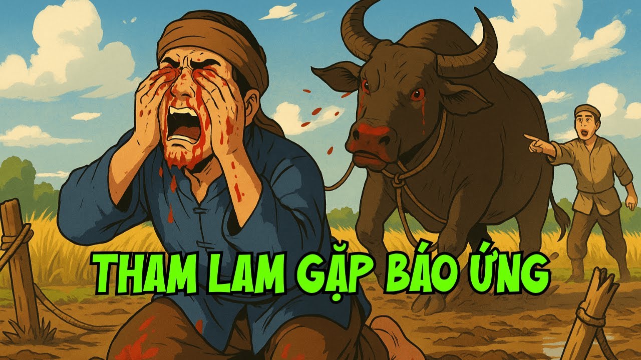 Cướp Ruộng Của Em, Anh Cả Bị Trâu Húc Mù Mắt – THAM LAM GẶP BÁO ỨNG | CHUYỆN LÀNG XƯA