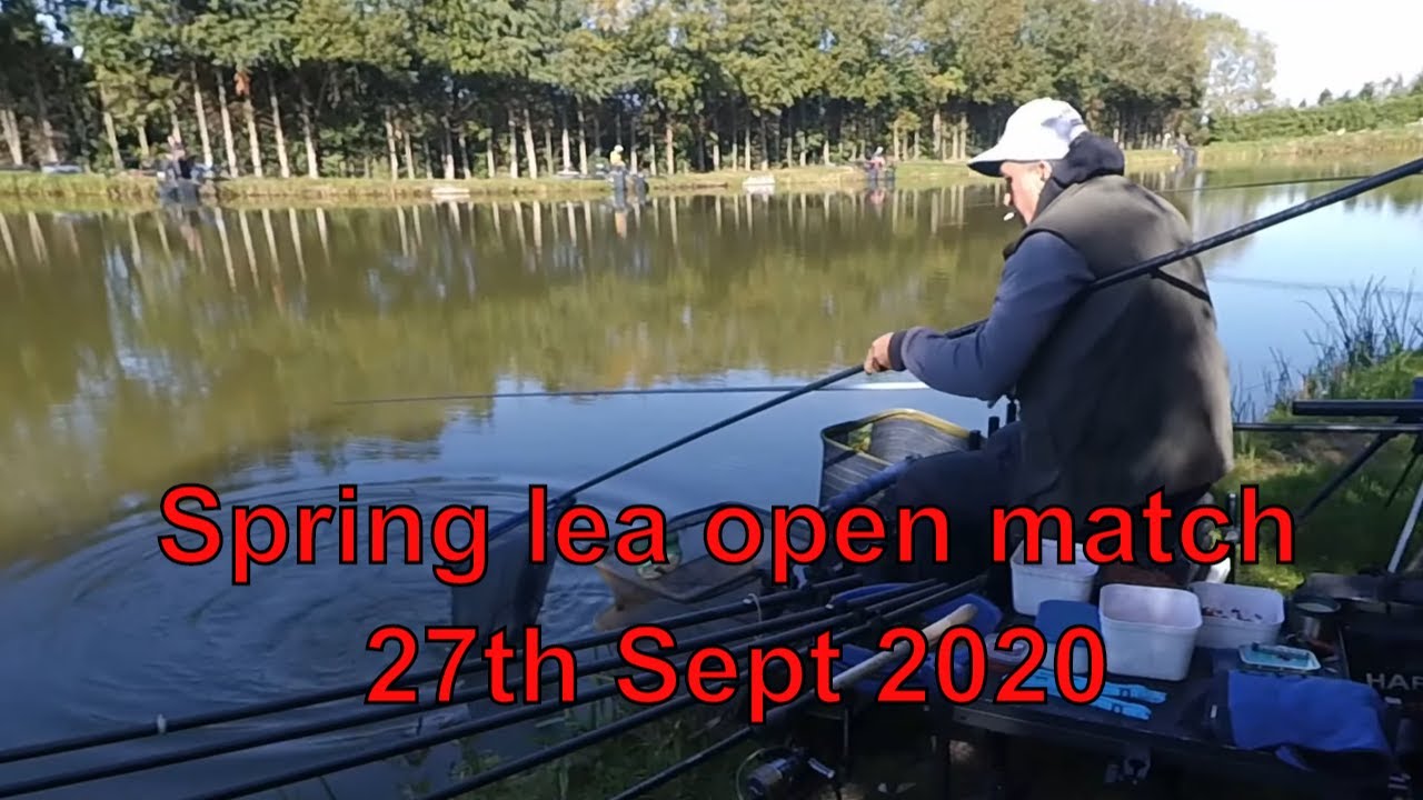 Spring lea open fishing match 27th Sept 2020 Orfe pool