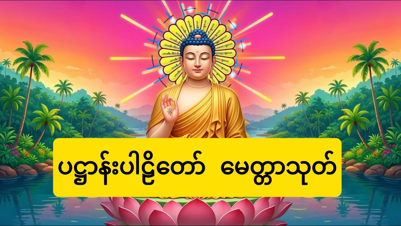🌹နံနက်တိုင်ဖွင့် ပဋ္ဌာန်းပါဠိတော် မေတ္တာသုတ် ၇ ရက်သားသမီးများ မေတ္တာပို့ အန္တရယ်ကင်း တရားတော်များ🌹