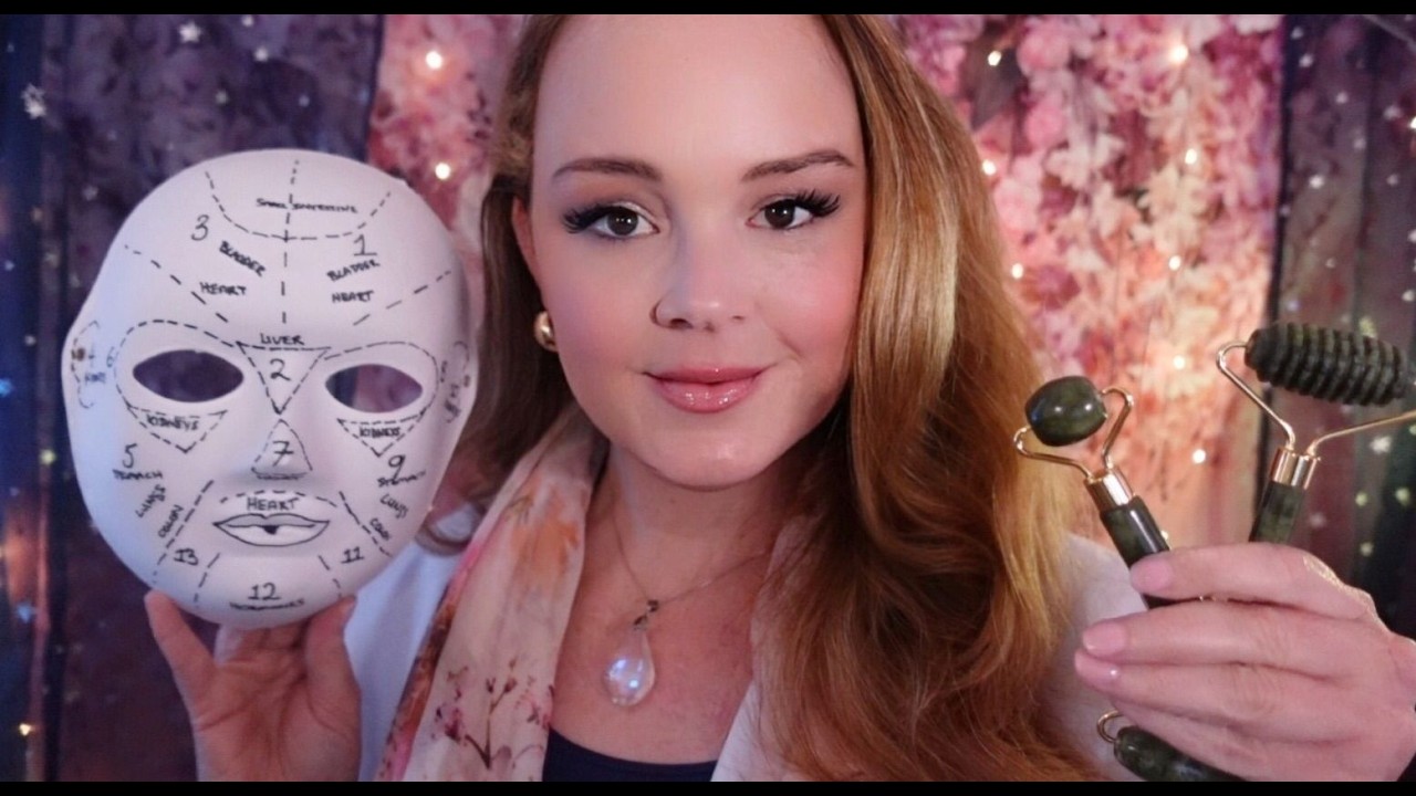 ASMR Detailed Facial Treatment Scalp Massage | Soft Spoken Personal Attention