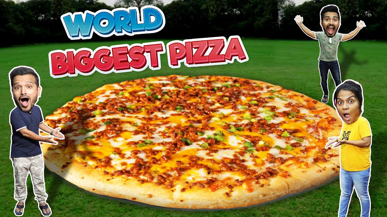 Making World's Biggest Pizza | World Record Big Pizza | Hungry Birds