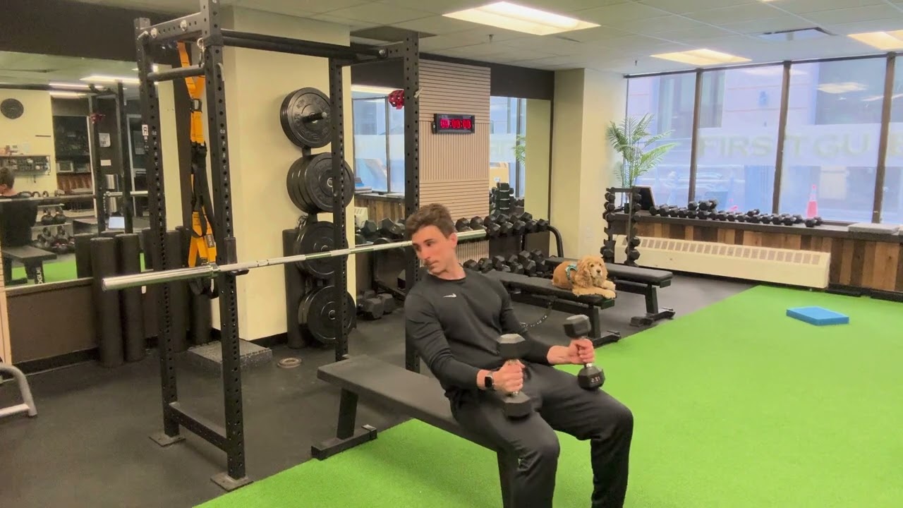 Exercise library: Dumbbell press