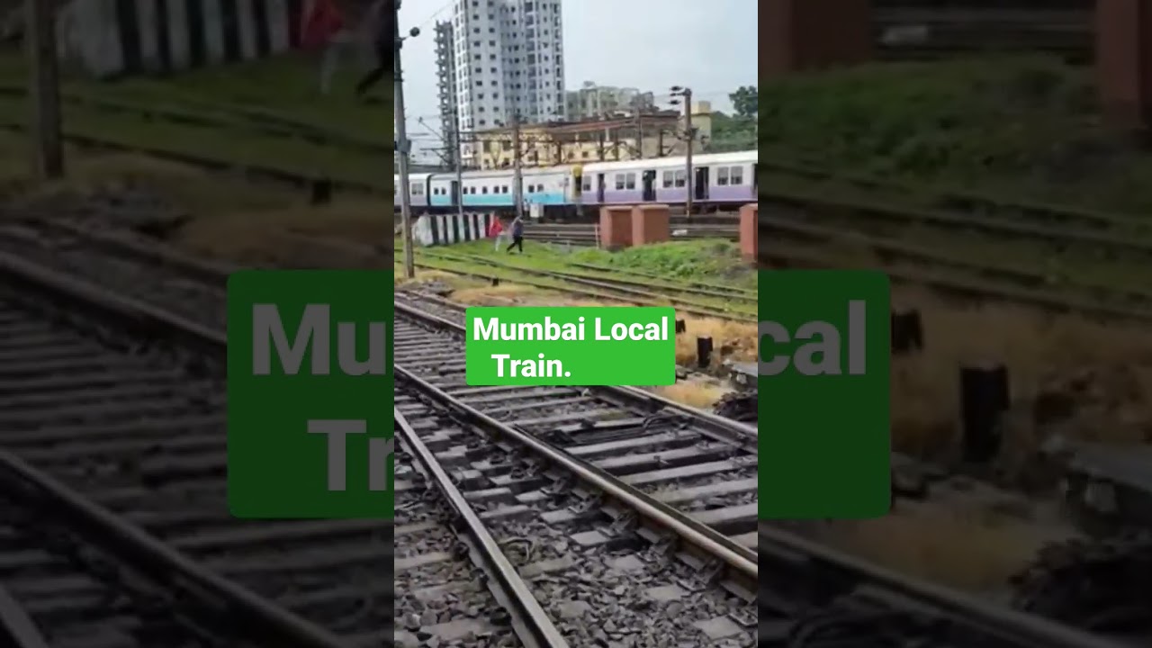 Local Train Mumbai | Train Departure | Pawan Express | Rajdhani Express | Indian Railways #shorts