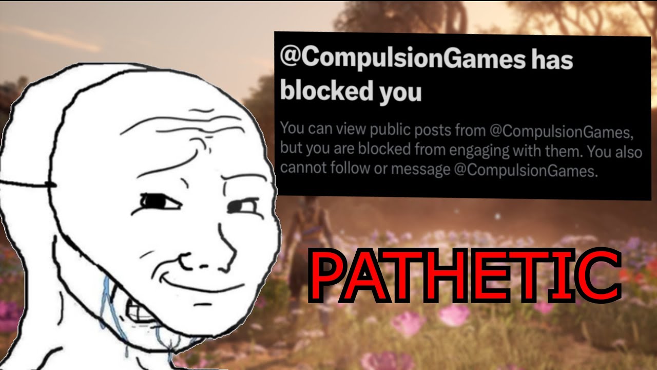 compulsion games are angry with me 😂 compulsion games cannot handle criticism