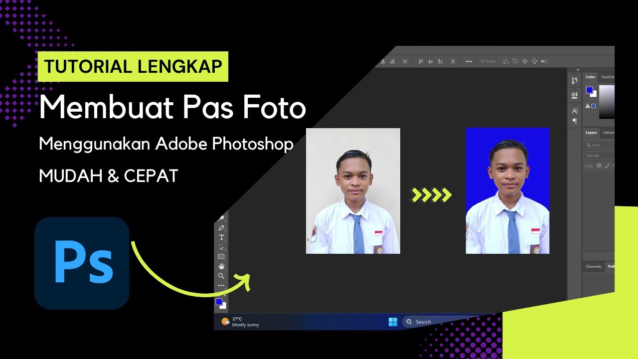 Cara Membuat Pas Foto di Photoshop dengan Mudah 2026