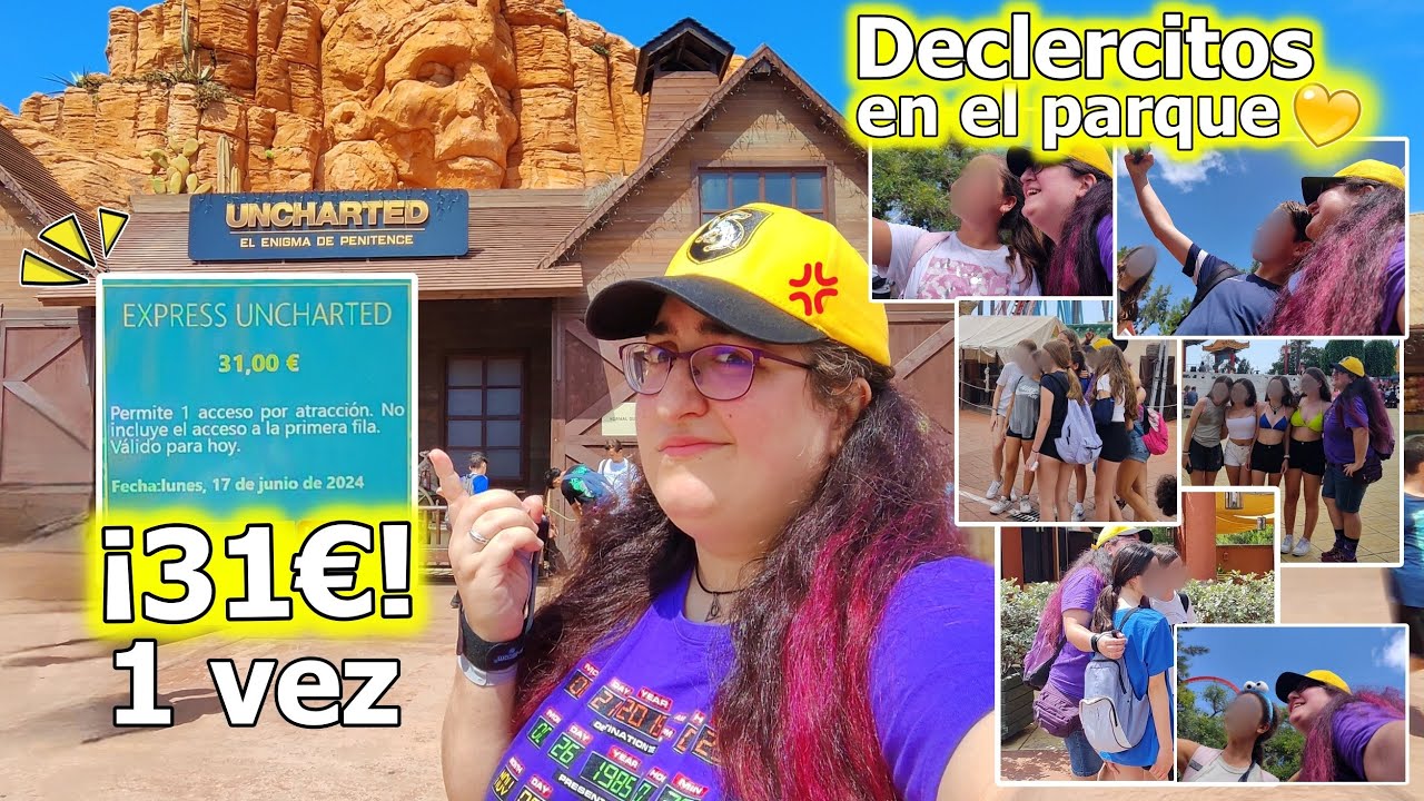 &iquest;Pagar&iacute;as 31&euro; para subir 1 vez? + Me encuentro a muchos SEGUIDORES 💛 1r a&ntilde;o UNCHARTED  #PortAventura