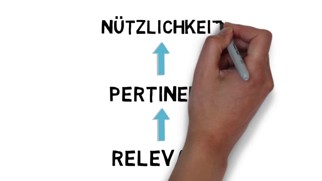 Prof. Dr. Dirk Lewandowski erkl&auml;rt Relevanz, Pertinenz und N&uuml;tzlichkeit
