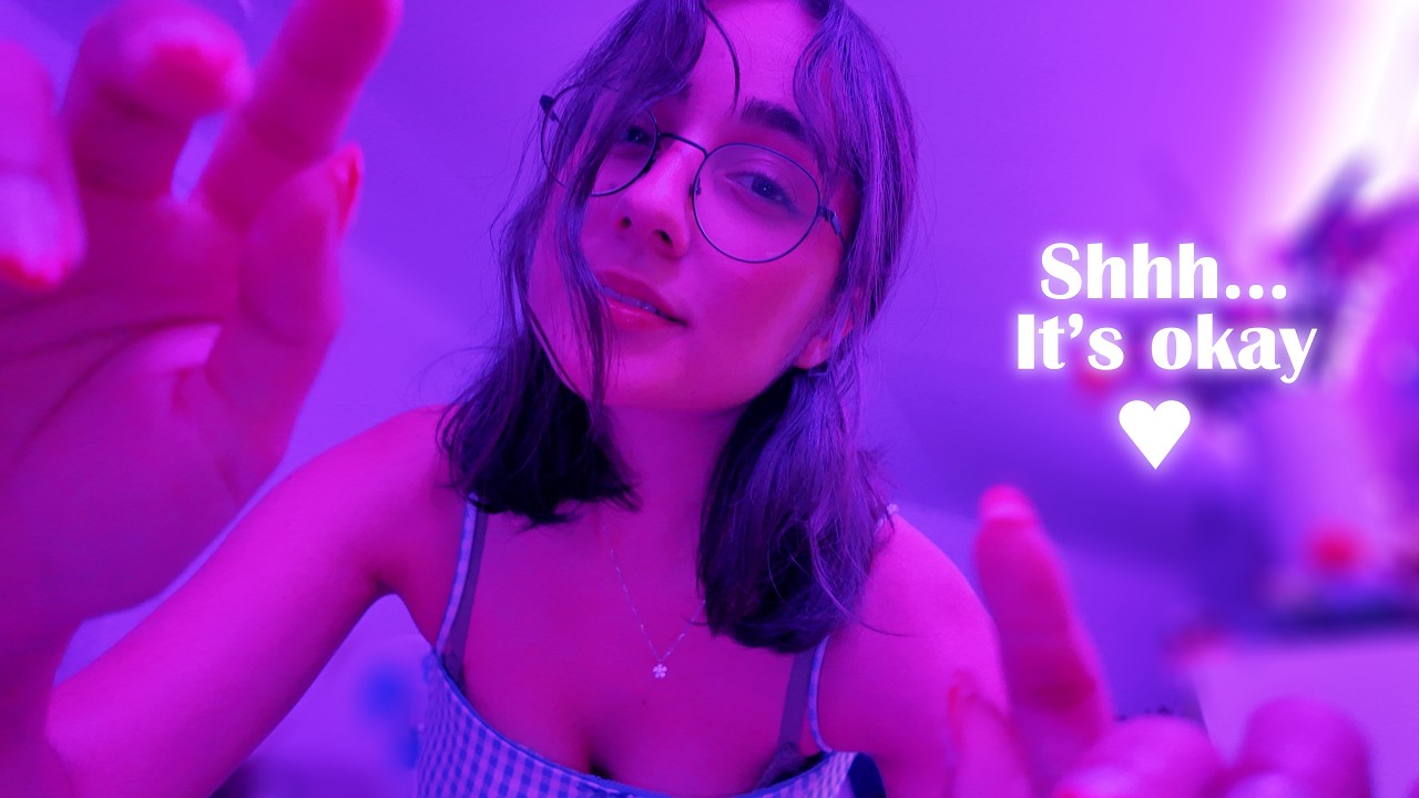 ASMR for When You Can't Sleep ❤️ Shhh, it's okay.. (whispers, rain, tingles...)