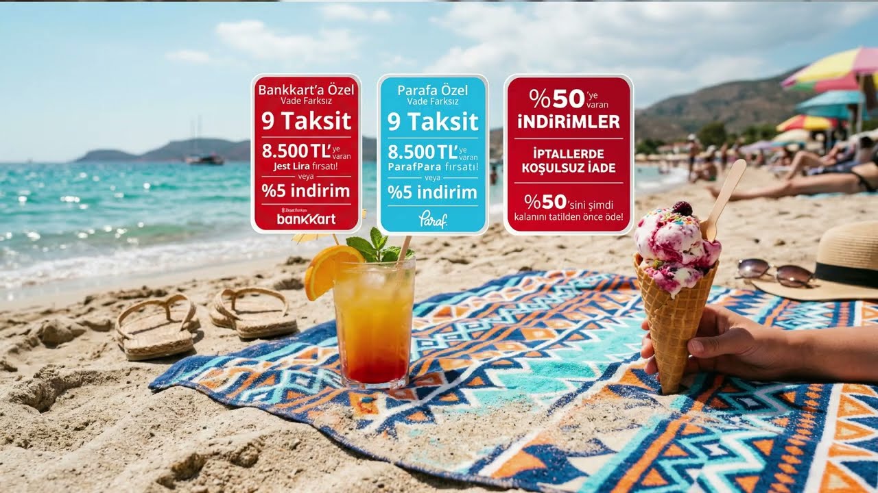 Yaz Fırsatları Touristica'da!