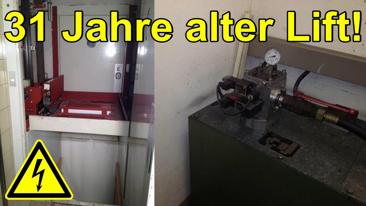 Technik von 31 Jahre altem Lift