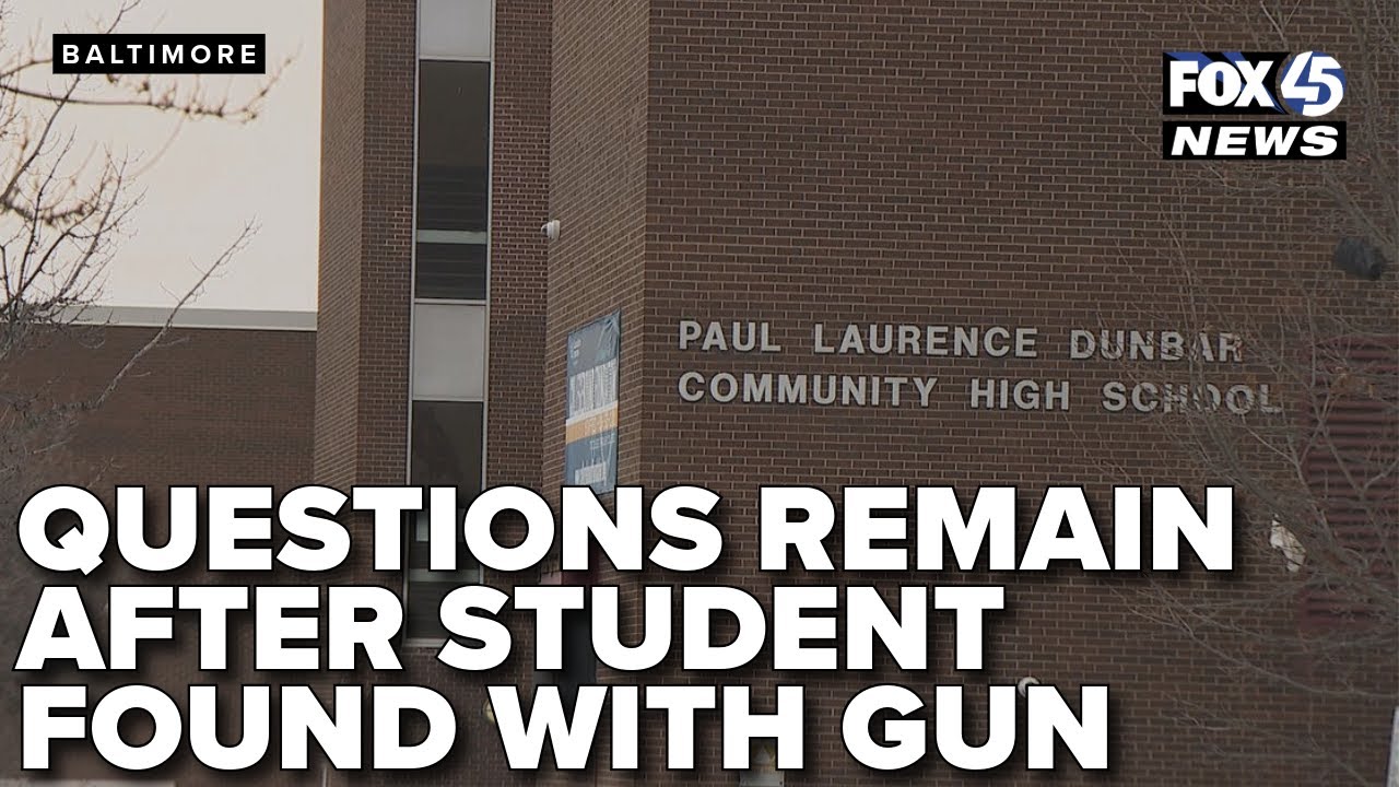 Questions remain after student found with handgun inside Dunbar High School