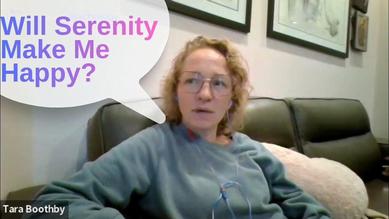 The Serenity Prayer, Happiness & Gratitude.