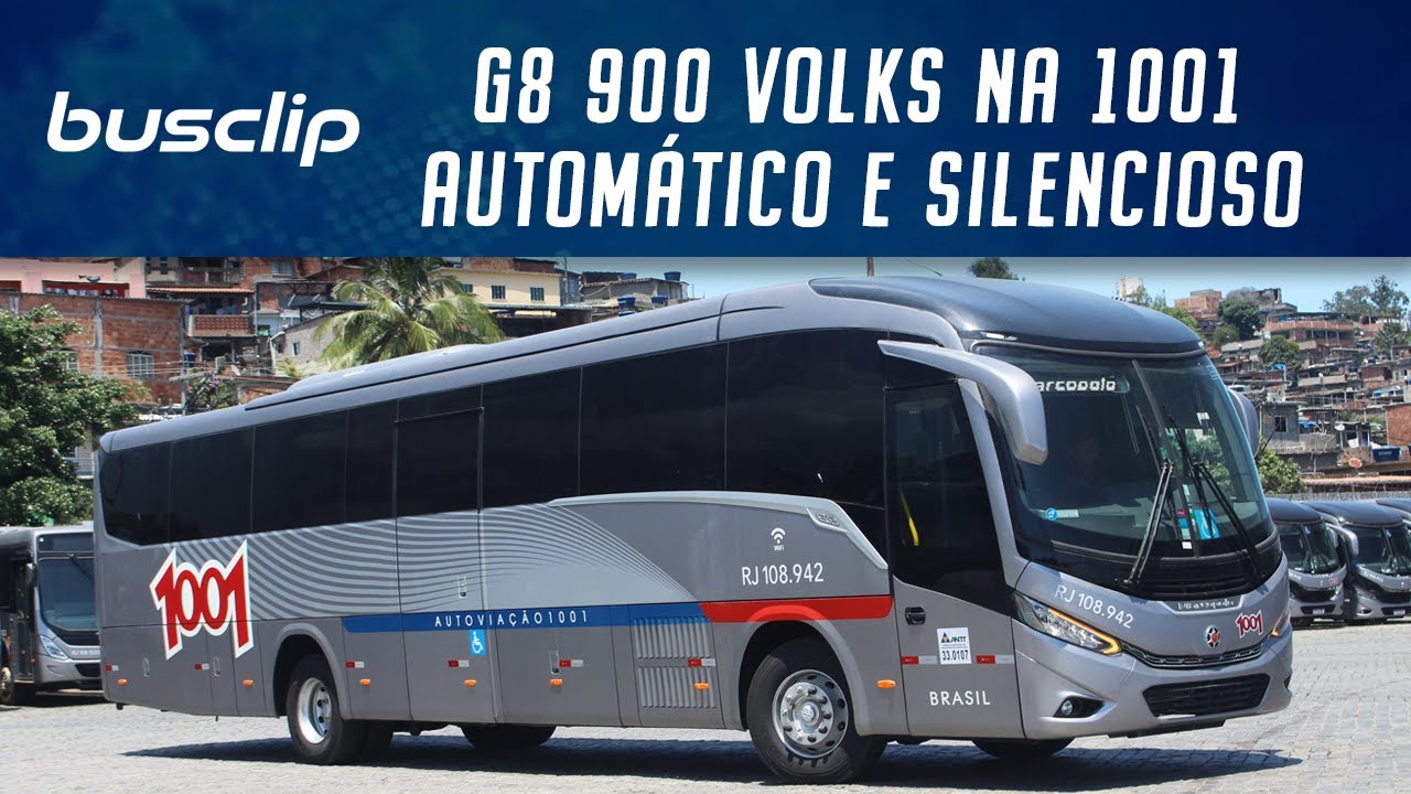 LANÇAMENTO DA MARCOPOLO NA AUTO VIAÇÃO 1001 DO RIO DE JANEIRO. NOVOS ÔNIBUS DA FROTA 2025 2026 G8