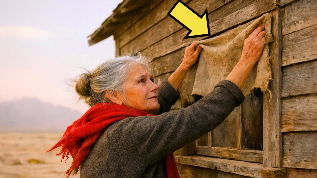 THEY LAUGHED WHEN SHE COVERED THE WINDOWS WITH CLOTHS… BUT NOBODY IMAGINED WHY…