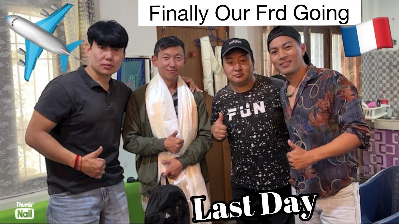 Finally Our Frd Going✈️|| last Day with Frds || Family || Emotional || Tibetan Vlogger || New Video 