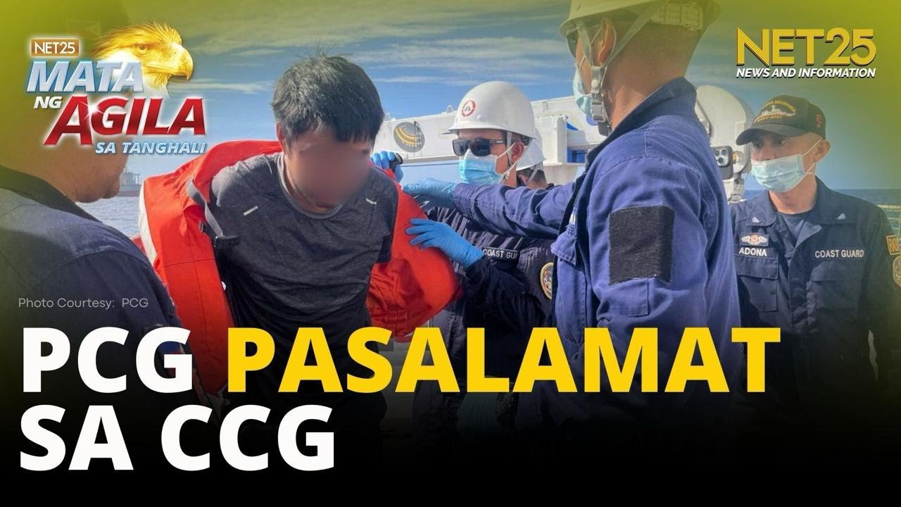 PCG nagpasalamat sa CCG sa pagsagip sa crew ng MV Devon Bay