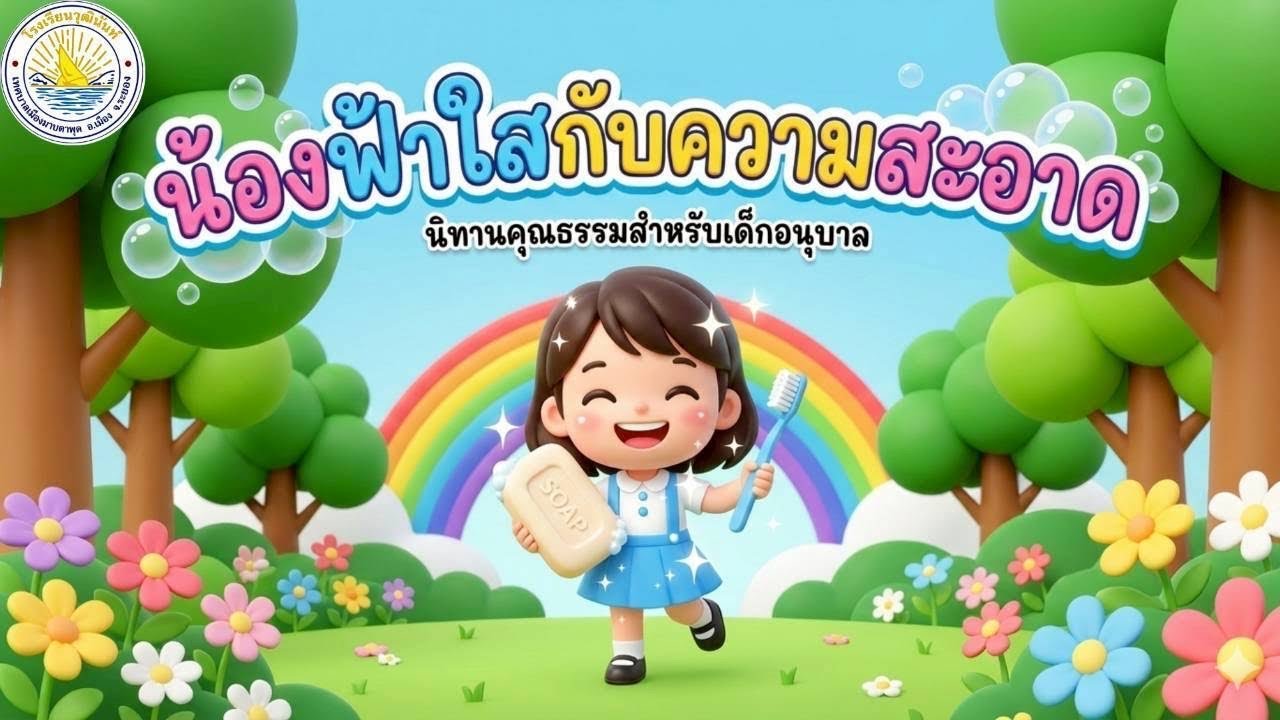 น้องฟ้าใสกับความสะอาด โรงเรียนวุฒินันท์ จังหวัดระยอง