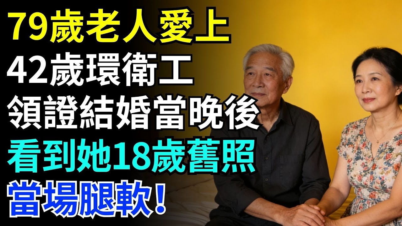 79歲老人愛上42歲環衞工，領證結婚當晚後，看到她18歲舊照當場腿軟！#奇聞#怪事兒