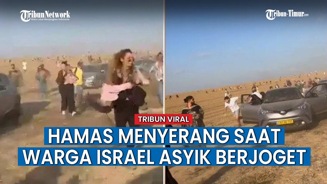 Serangan Tiba tiba Militan Hamas Tembaki Warga di Festival Gurun Israel
