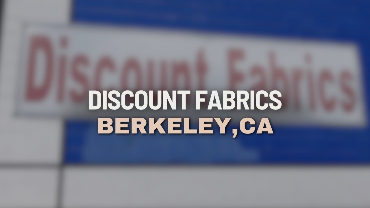 Come Fabric Shopping with Me in Berkeley! ✂️ Discount Fabrics Tour — A Hidden Gem for Creatives