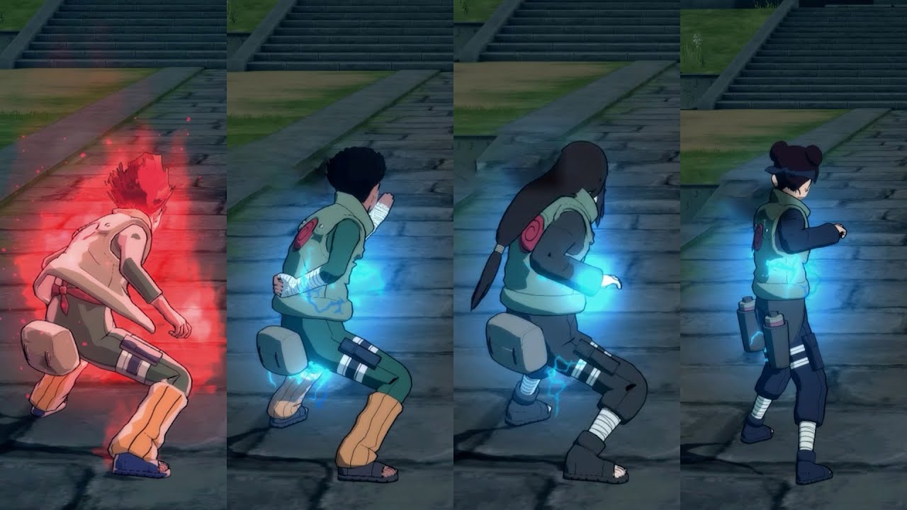 Naruto Storm Connections - Team Guy (Team 3) Complete Moveset