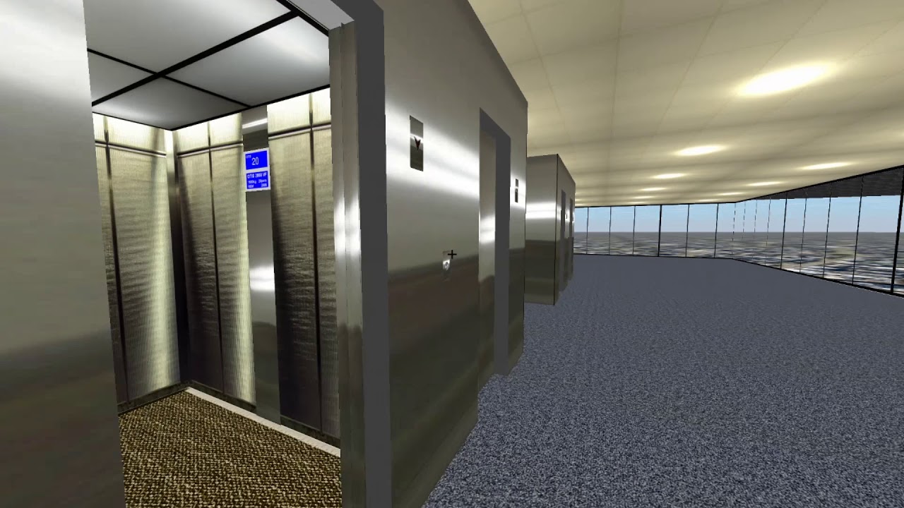 SKYSCRAPERSIM ARC DE LA DEFENSE LIFT ELEVATOR SKYSCRAPER SIMULATOR
