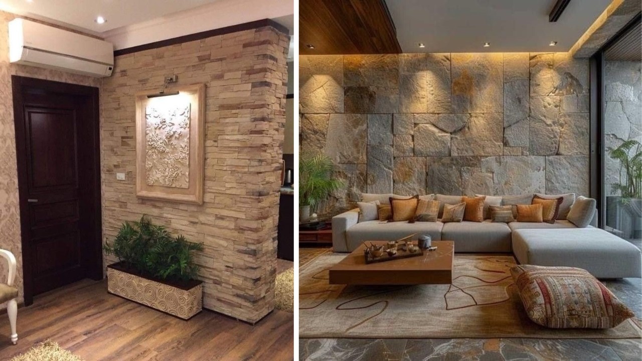 +164 iDEAS para ACABADOS D PAREDES con PIEDRAS muy elegantes Q le dar&aacute;n car&aacute;cter &uacute;nico y sofisticado