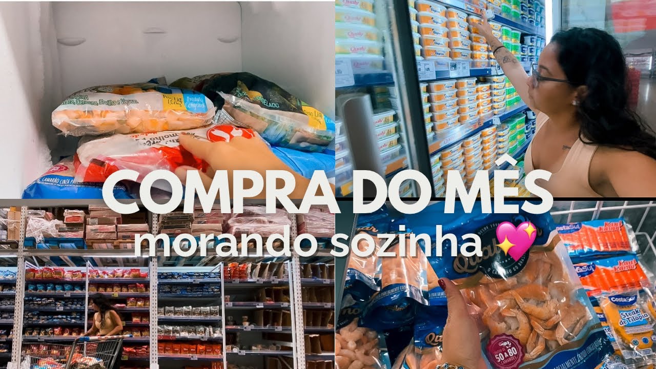 Comprinhas do mês | Morando Sozinha 💖✨