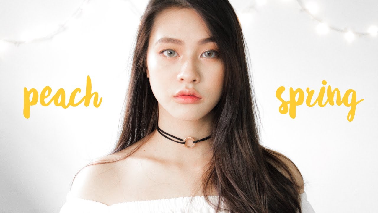 Peach Spring Makeup Tutorial | Ashley Loh