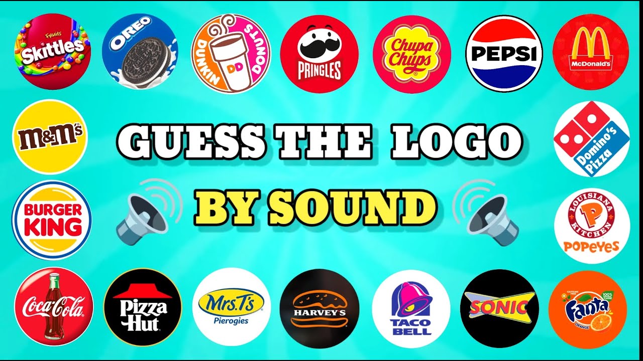Guess Food Brand logo by Sound / logo Sound part 5/ #quiz #logoquiz #logo