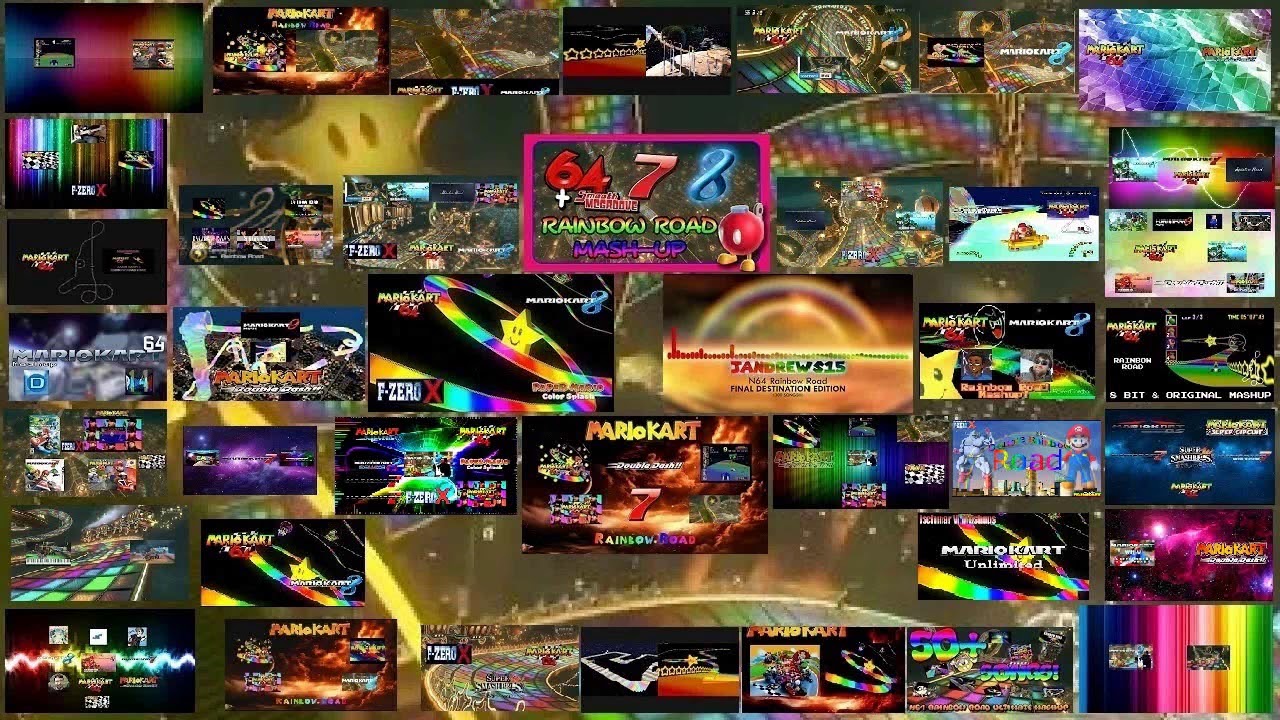 N64 Rainbow Road Hyper Mashup of Mashups (4th anniversary special)