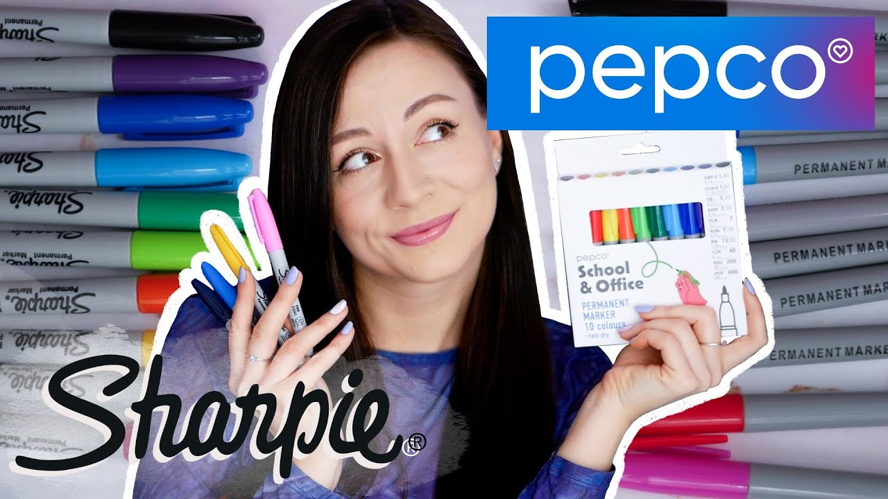Markery z PEPCO VS markery Sharpie
