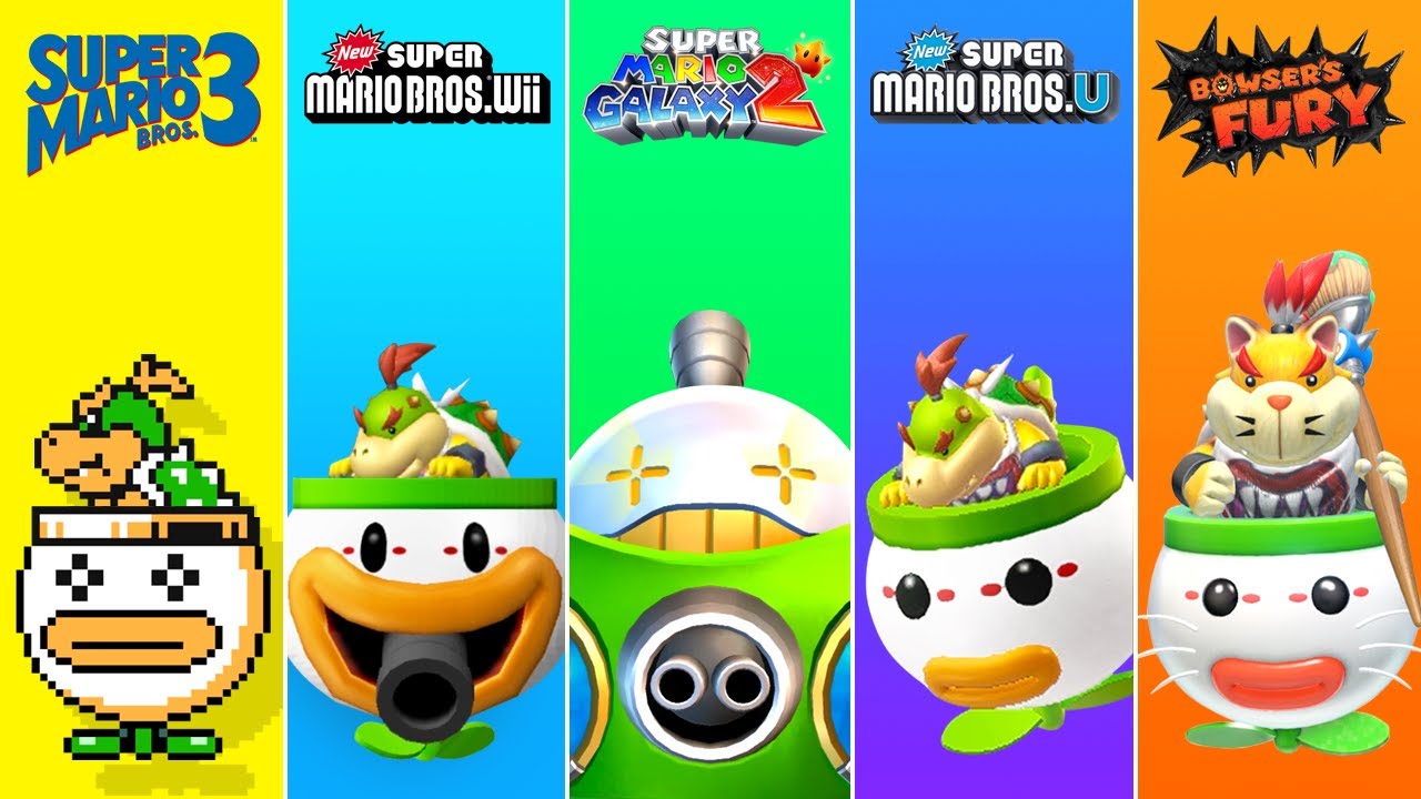 Evolution of Airships in Super Mario Games (1988-2022)