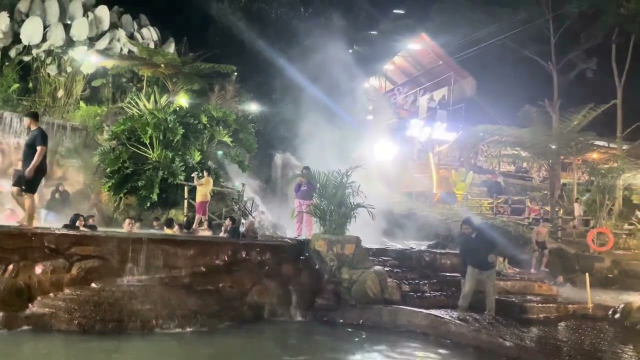 MANDI AIR HANGAT BADAN JADI FRESH #wisata #airhangat #lembang