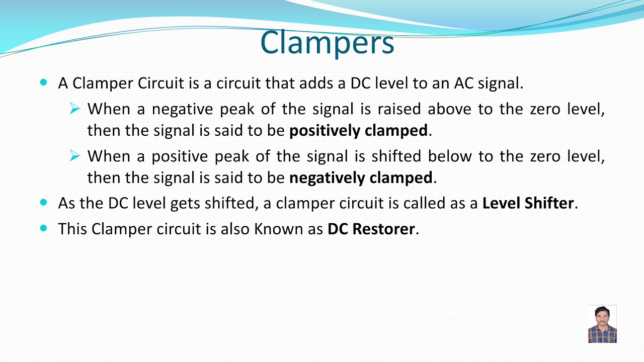 Clamper Circuits in Telugu