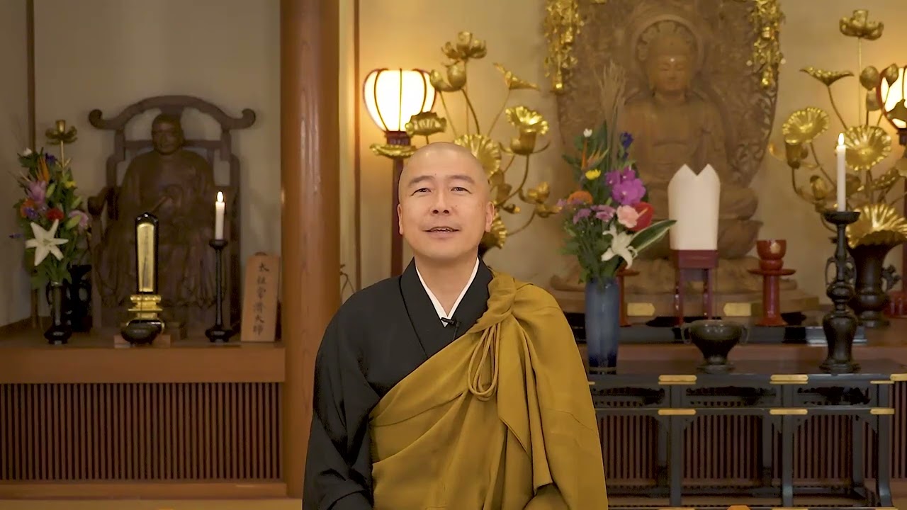菩薩の種に水をあげる