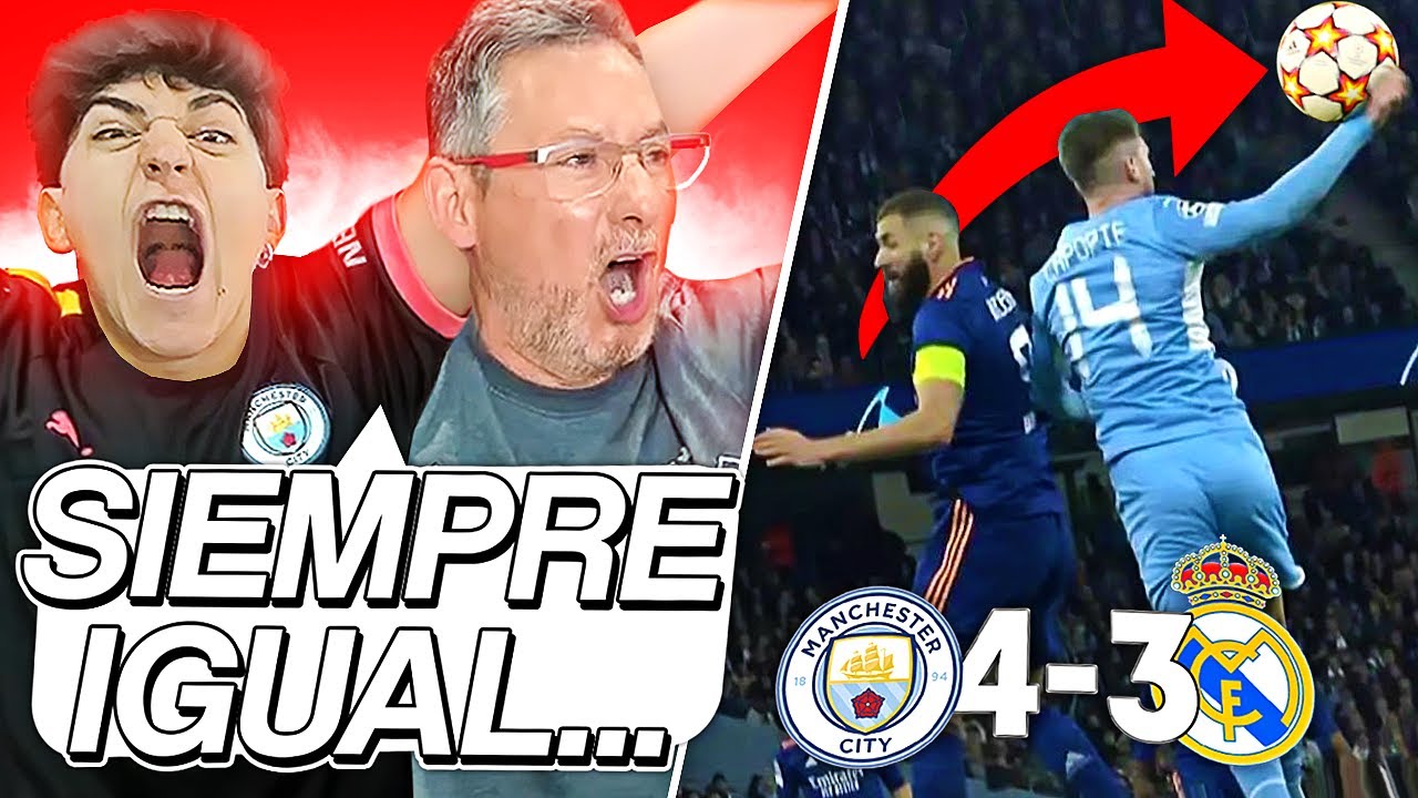 LOS BUYER REACCIONAN al MAN.CITY 4-3 REAL MADRID *se vuelven LOCOS*