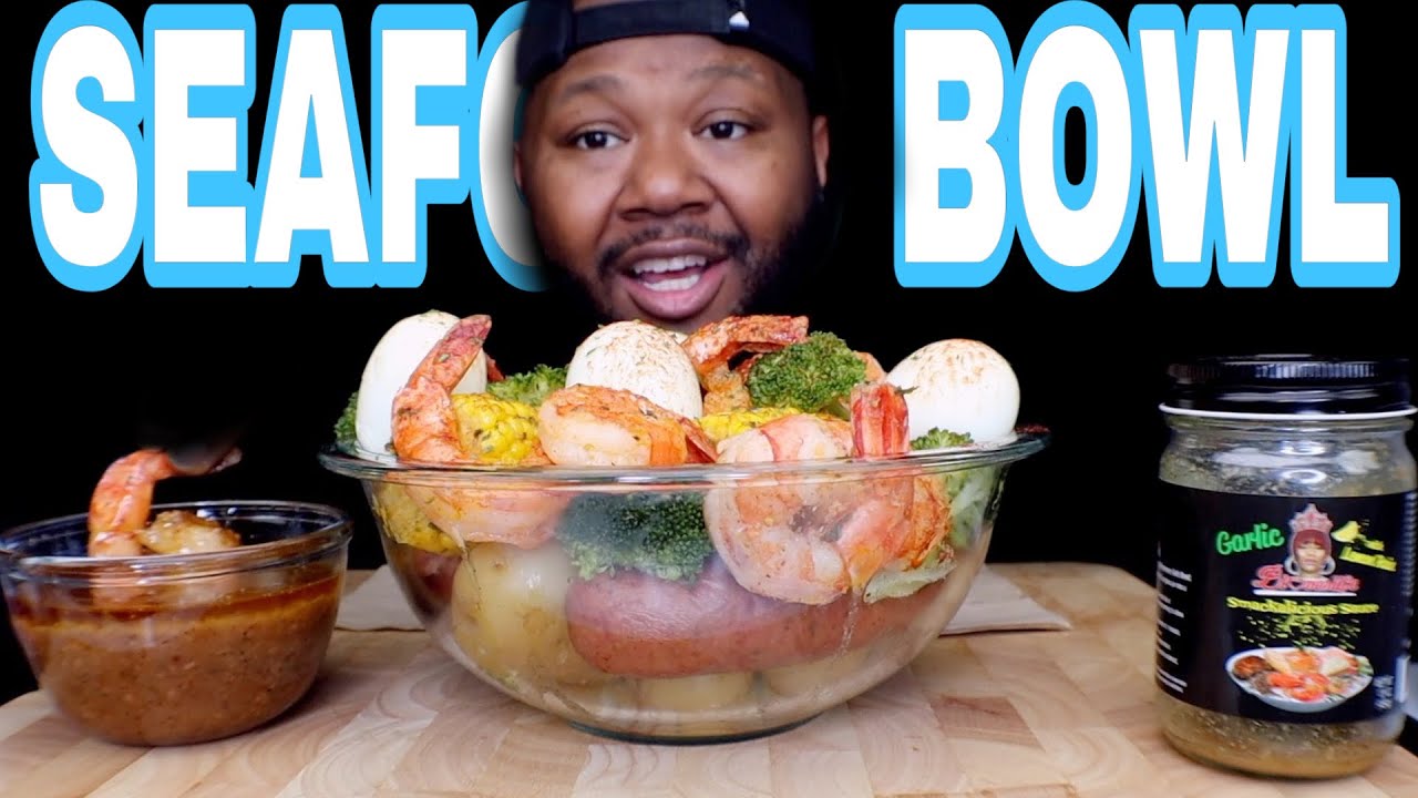 BLOVE NEW GARLIC LEMON RAIN WITH SEAFOOD BOWL | FLAVASBYDAMEDASH 