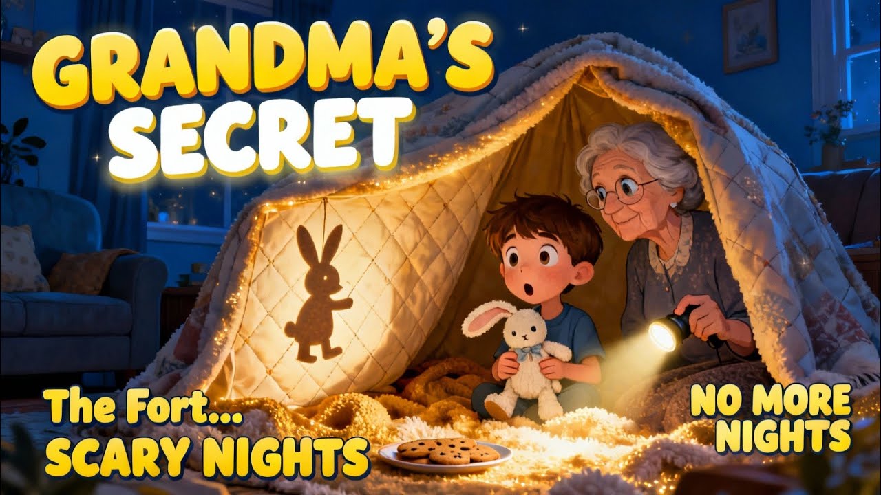 The Night Grandma Turned a Scary Room into a Magic Club. #kidsvideo #kidsstory #cartoon
