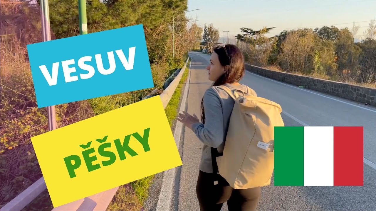 🇮🇹 ITÁLIE - PĚŠKY na sopku VESUV od nuly 🇮🇹 Výlety z Neapole ⚡⚡⚡