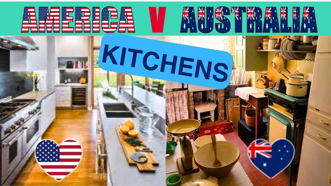 The differences between American and Australian kitchens