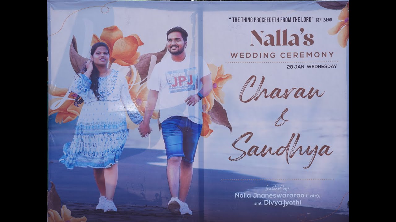 CHARAN+SANDHYA PRE WEDDING OUT DOOR SONG
